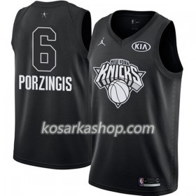 Dres New York Knicks Kristaps Porzingis 6 2018 All Star Jordan Brand Crna Swingman